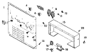 Part Location Diagram of 70765A Briggs and Stratton Receptacle panel